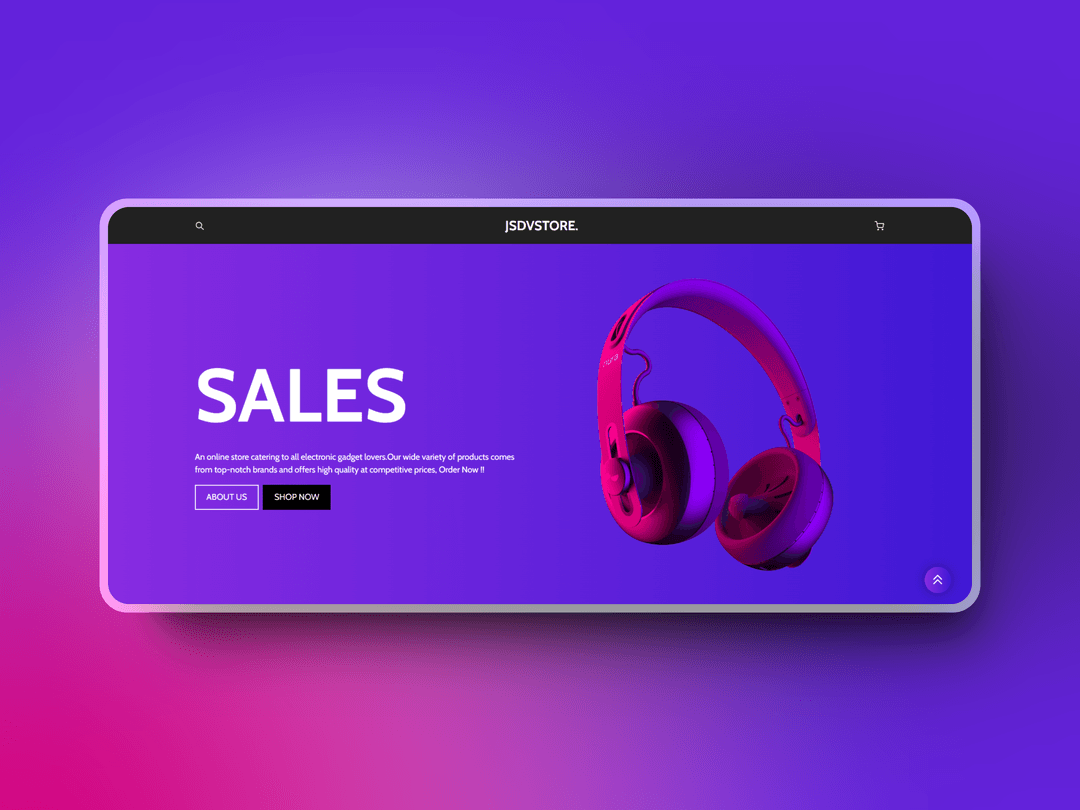 Jsdvstore Ecommerce React App