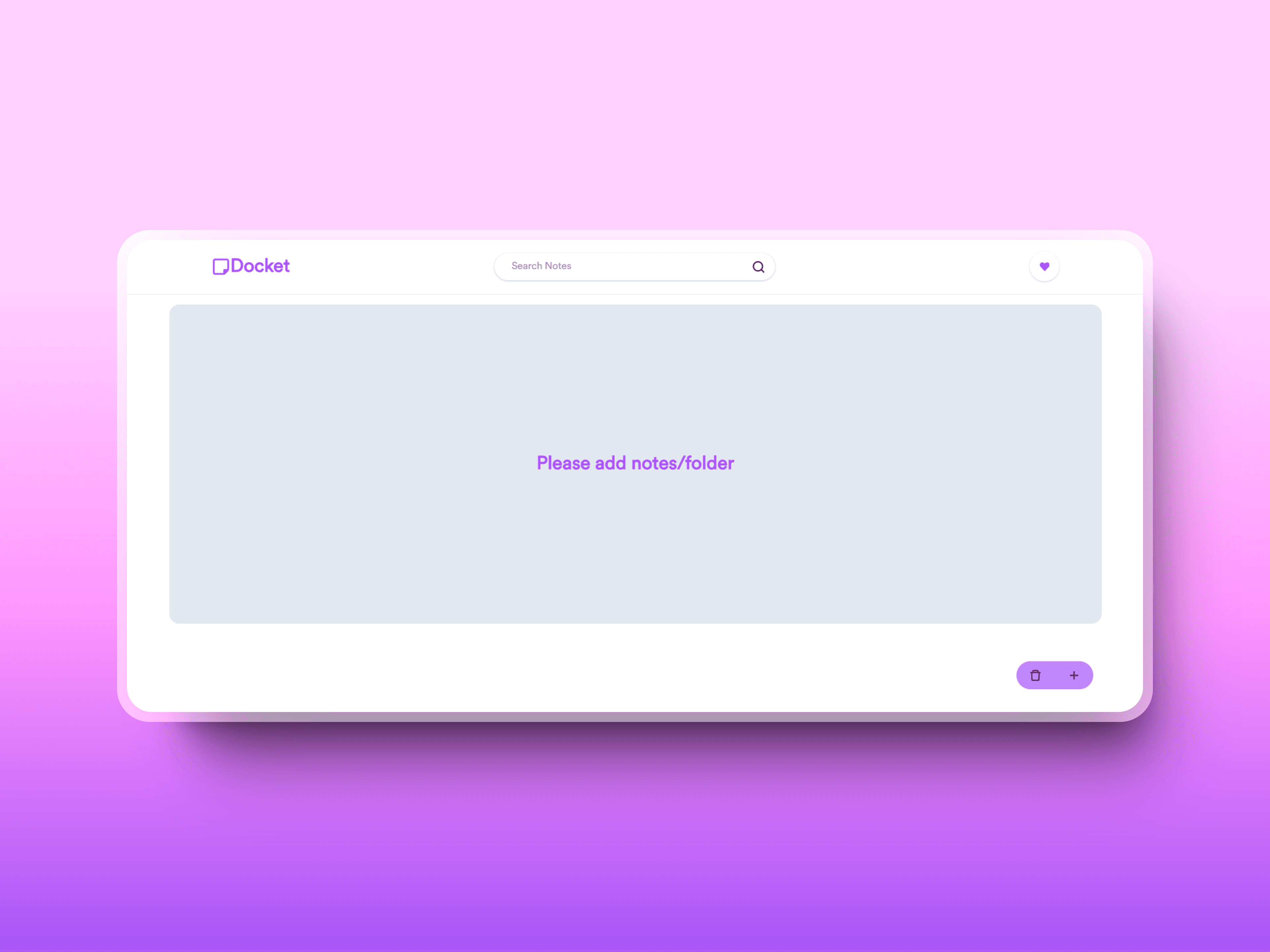 Docket React App